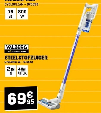 Electro Depot Steelstofzuiger aanbieding