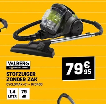 Electro Depot Stofzuiger zonder zak aanbieding