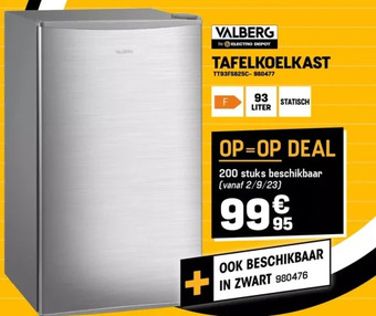 Electro Depot Tafelkoelkast aanbieding
