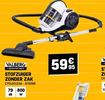 Electro Depot Stofzuiger zonder zak aanbieding