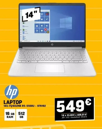 Electro Depot Hp laptop aanbieding
