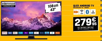 Electro Depot Qled android tv aanbieding