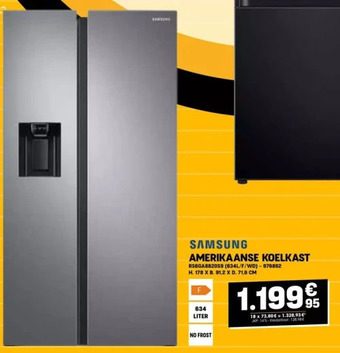 Electro Depot Amerikaanse koelkast aanbieding
