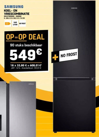 Electro Depot Koel- en vriescombinatie aanbieding