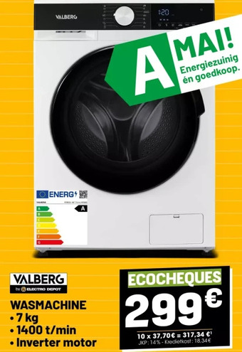 Electro Depot Wasmachine aanbieding