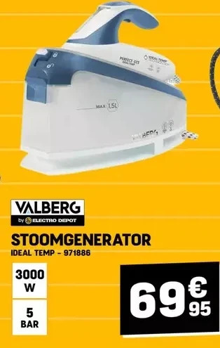 Electro Depot Stoomgenerator aanbieding