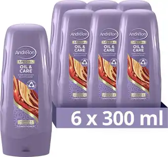 Bol.com Andrélon special oil & care conditioner - 6 x 300 ml - voordeelverpakking aanbieding