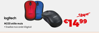 Logitech M220 stille muis