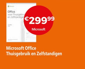 Expert Microsoft Office Thuisgebruik en Zelfstandigen aanbieding