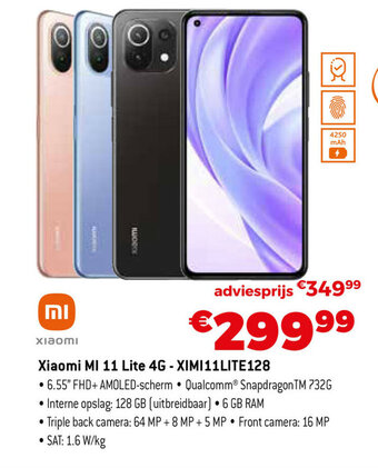 Xiaomi MI 11 Lite 4G - XIMI11LITE128