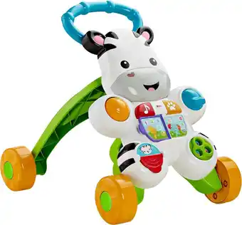 Fisher-price zebra looptrainer - baby speelgoed vanaf 6 maanden - frans