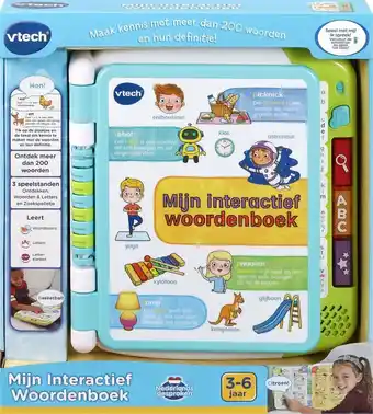 Bol.com Vtech mijn interactief woordenboek - educatief speelgoed - woordjes leren - 3 tot 6 jaar aanbieding
