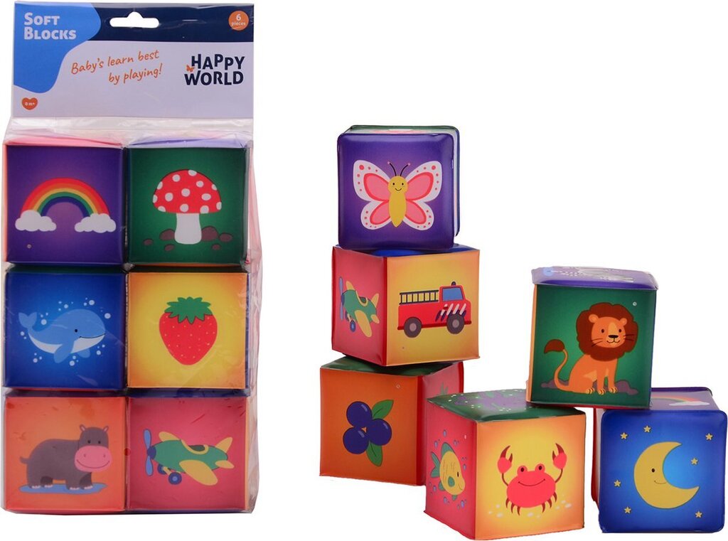 Bol.com Happy world 6 blokken aanbieding