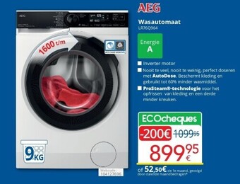 Eldi Wasautomaat aanbieding
