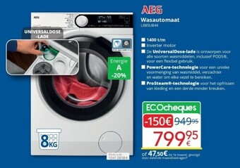 Eldi Wasautomaat aanbieding