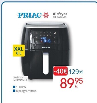 Eldi Airfryer aif 6018 gs aanbieding