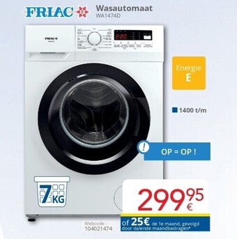 Eldi Wasautomaat aanbieding