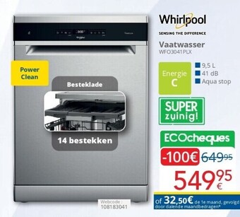 Eldi Vaatwasser aanbieding