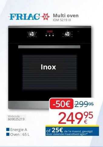 Eldi Multi oven aanbieding
