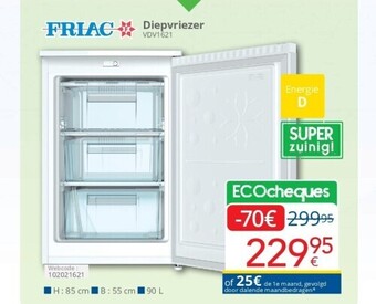 Eldi Diepvriezer aanbieding