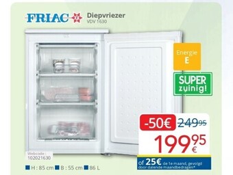 Eldi Diepvriezer aanbieding