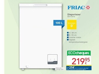 Eldi Diepvriezer aanbieding