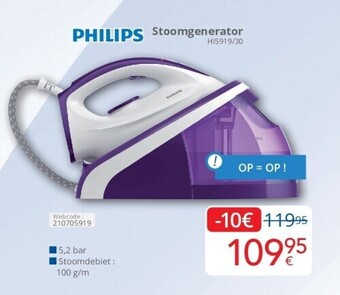 Eldi Stoomgenerator aanbieding