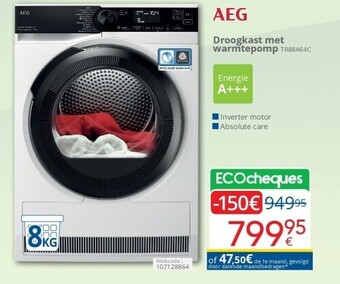 Eldi Droogkast met warmtepomp aanbieding