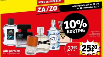 Kruidvat Alle parfums aanbieding