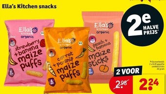 Kruidvat Ella’s kitchen snacks aanbieding