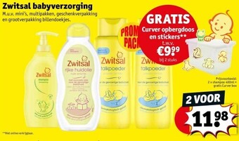Kruidvat Zwitsal babyverzorging aanbieding