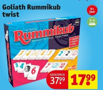 Kruidvat Goliath rummikub twist aanbieding