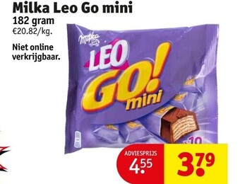 Kruidvat Milka leo go mini aanbieding