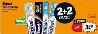 Kruidvat Signal tandpasta aanbieding