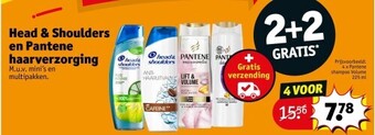 Kruidvat Head & shoulders en pantene haarverzorging aanbieding