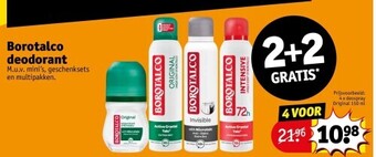Kruidvat Borotalco deodorant aanbieding