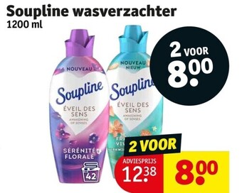 Kruidvat Soupline wasverzachter aanbieding