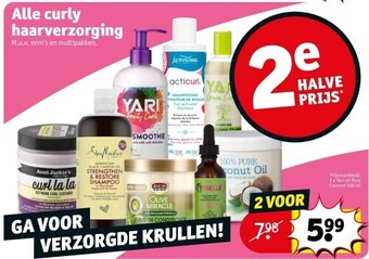 Kruidvat Alle curly haarverzorging aanbieding