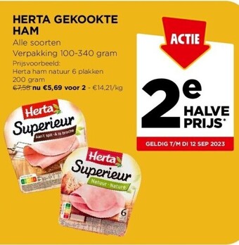 Jumbo Herta gekookte ham aanbieding