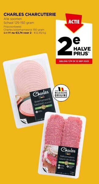 Jumbo Charles charcuterie aanbieding