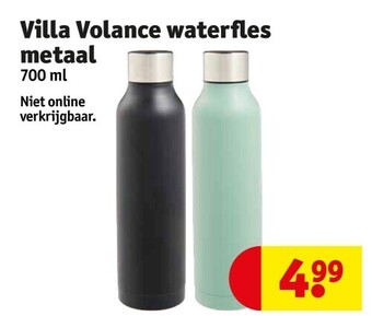 Kruidvat Villa volance waterfles metaal aanbieding