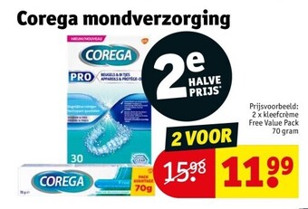 Kruidvat Corega mondverzorging aanbieding