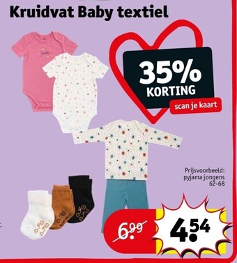 Kruidvat Kruidvat baby textiel aanbieding