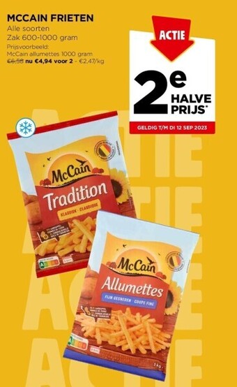 Jumbo Mccain frieten aanbieding