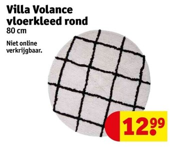 Villa volance vloerkleed rond