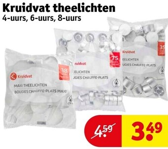 Kruidvat Kruidvat theelichten aanbieding