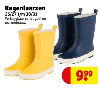Kruidvat Regenlaarzen aanbieding