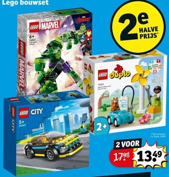 Kruidvat Lego bouwset aanbieding