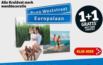Kruidvat Alle kruidvat merk wanddecoratie aanbieding
