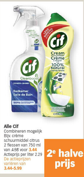 Albert Heijn Alle cif aanbieding